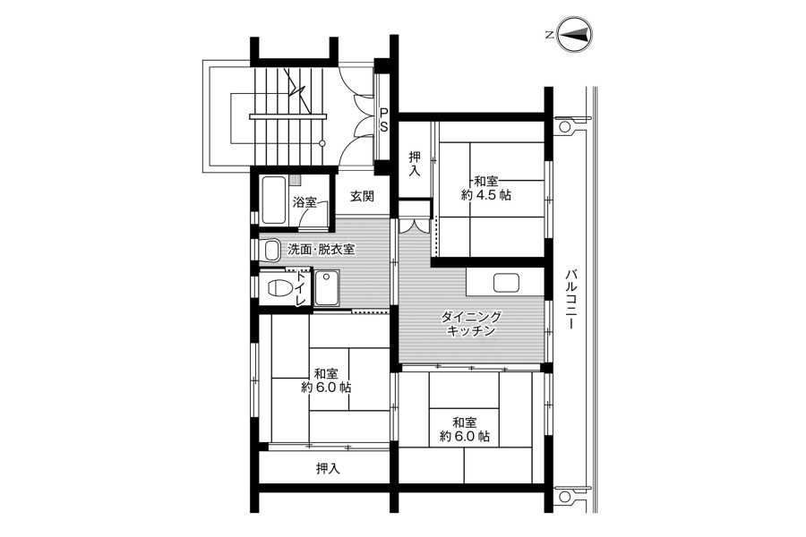 3DK Apartment, Japan