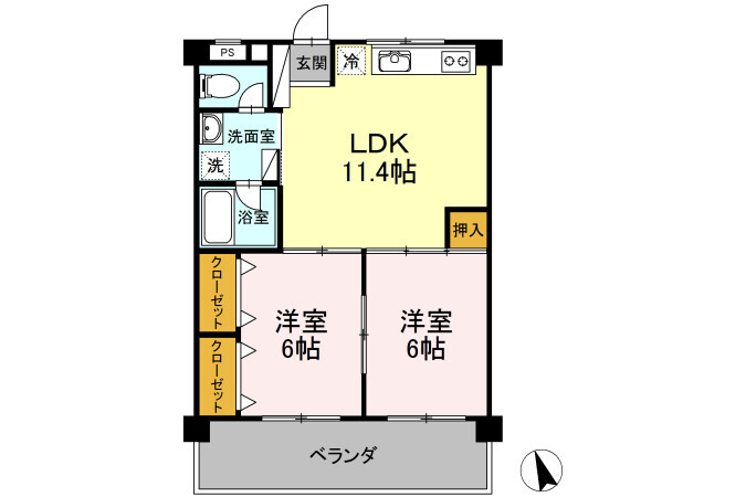 2LDK Apartment, Japan — image 2