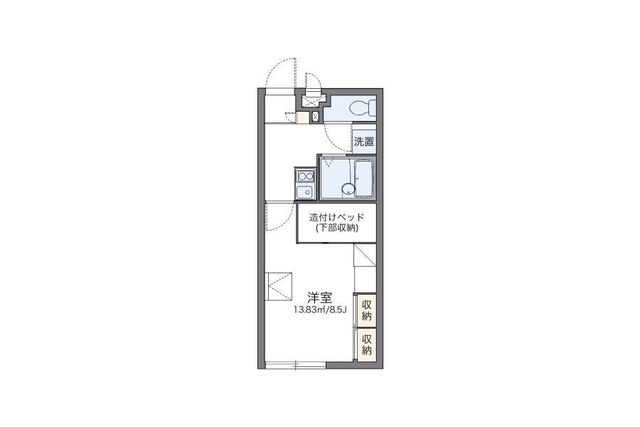 1K Apartment, Japan — image 2