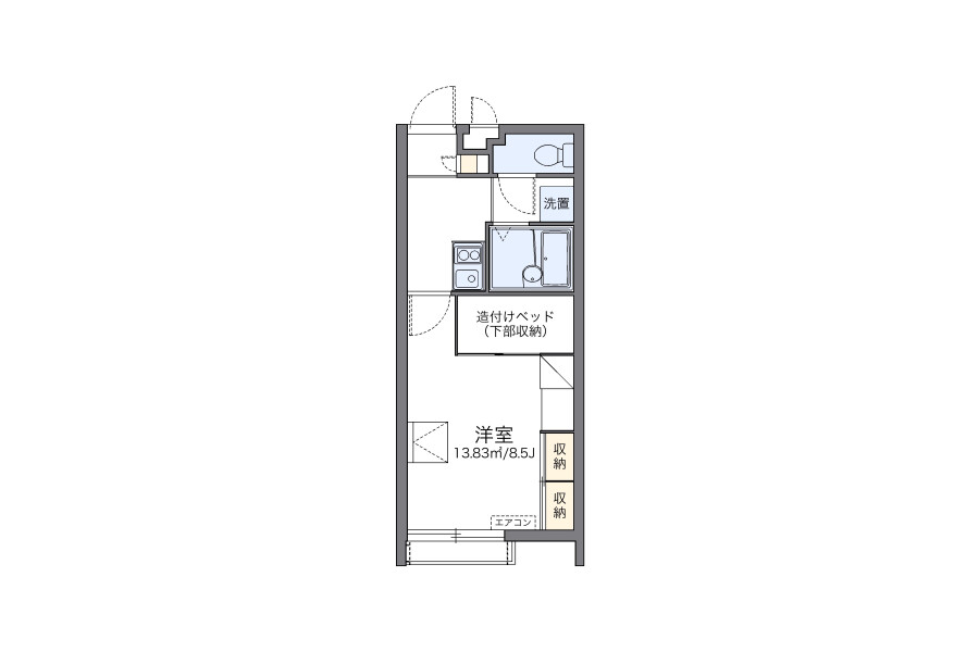 1K Apartment, Japan — image 2